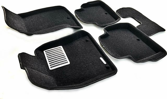 Коврики текстильные Euromat 3D Lux для салона Kia Stinger 2017-2026. Артикул EM3D-002901