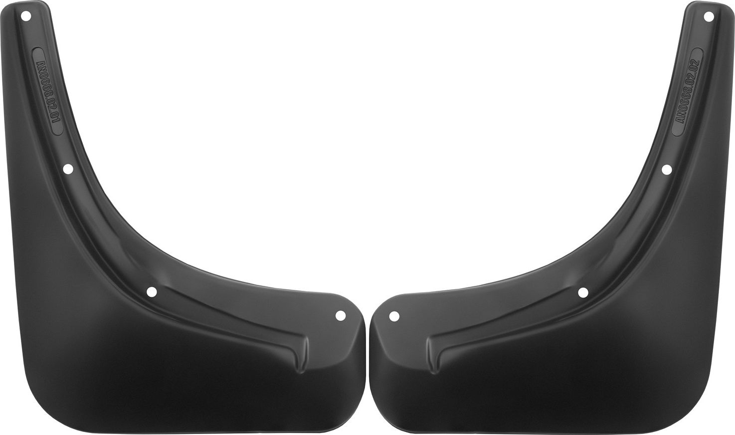 Брызговики REIN Стандарт задняя пара для Jetour T2 2023-2026. Артикул REIN.A71116.E3