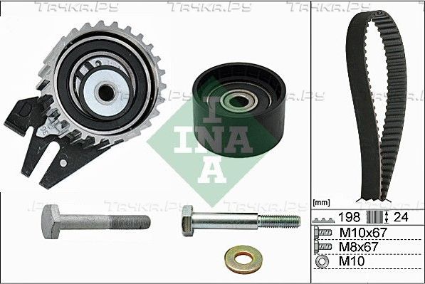 Ремень ГРМ с роликами (комплект) Ina для Alfa Romeo 156 I 2002-2006. Артикул 530 0626 10