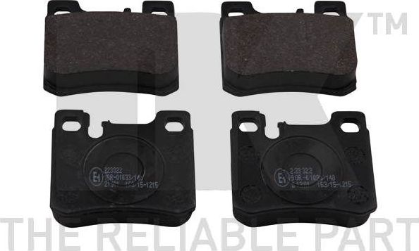 Тормозные колодки NK. Артикул 223322