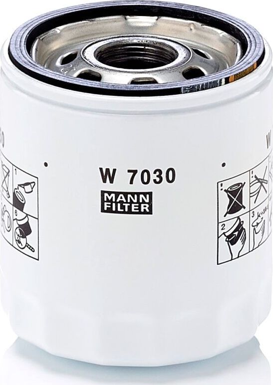 Масляный фильтр Mann-Filter для Jeep Wrangler IV (JL) 2017-2025. Артикул W 7030