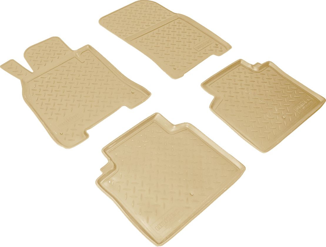 Коврики Норпласт для салона Infiniti Q70 Y51 2014-2026 БЕЖЕВЫЕ. Артикул NPL-Po-33-65-B