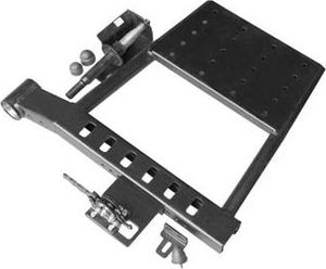 Калитка OJ левая для крепления оборудования на транспортном средстве на левую сторону для УАЗ Pickup 2008-2025. Артикул 07.103.03