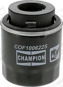 Масляный фильтр Champion для Skoda Fabia II 2007-2014. Артикул COF100622S