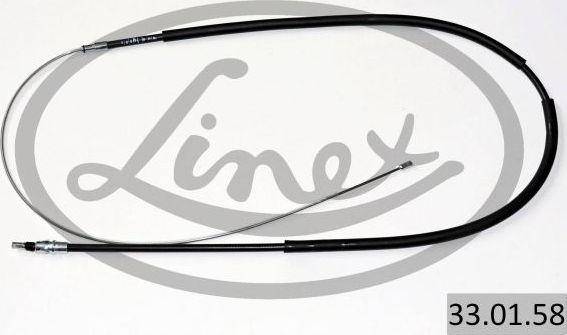 Трос ручника (тросик ручного тормоза) Linex. Артикул 33.01.58