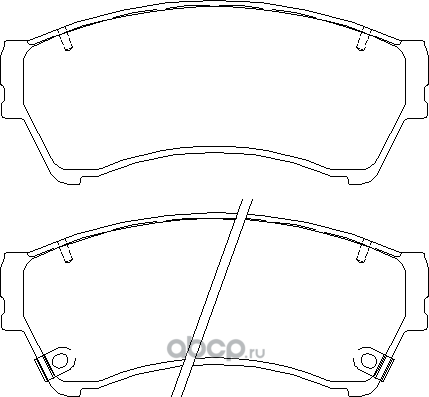 Тормозные колодки Mazda. Артикул GSYD3328ZA