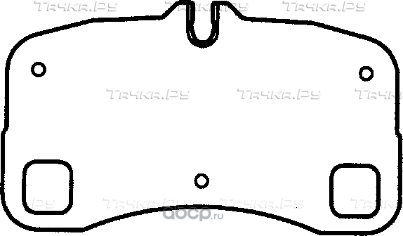 Колодки тормозные дисковые (Frictionmaster). Артикул MKD1299