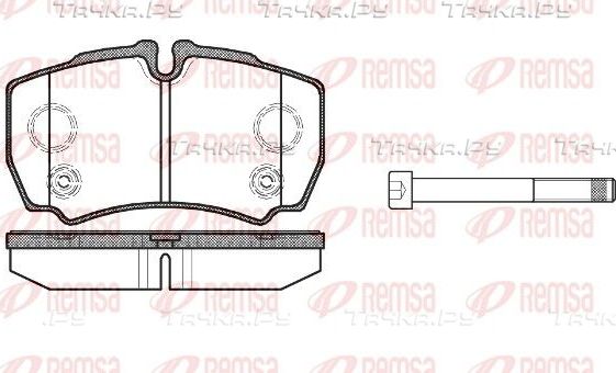 Тормозные колодки Remsa задние для Ford Transit VII 2006-2014. Артикул 0849.10