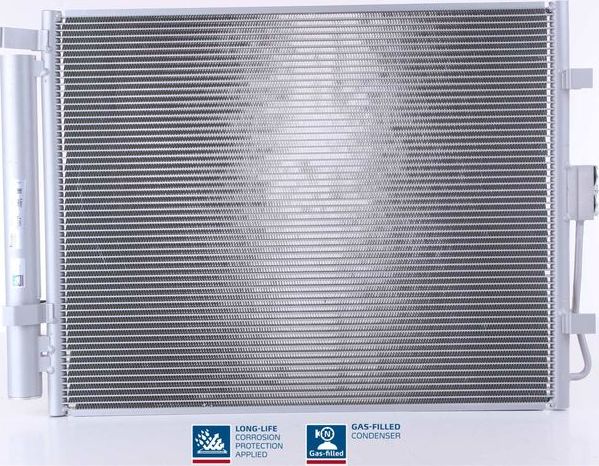 Радиатор кондиционера (конденсатор) Nissens (алюминий). Артикул 940217