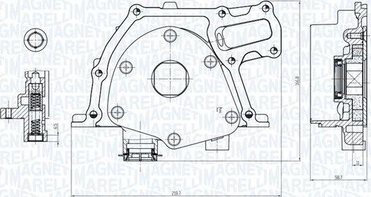 Масляный насос Magneti Marelli. Артикул 351516000017