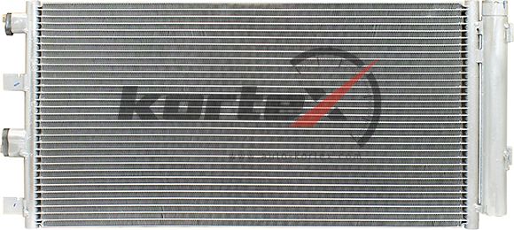 Радиатор кондиционера (Kortex). Артикул KRD2081