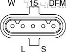 Генератор Bosch для Mercedes-Benz Axor 2004-2011. Артикул 1 986 A00 932