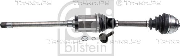 Полуось (привод в сборе, приводной вал) Febi Bilstein передняя правая для BMW 5 VI (F10/F11/F07) 2010-2017. Артикул 183309