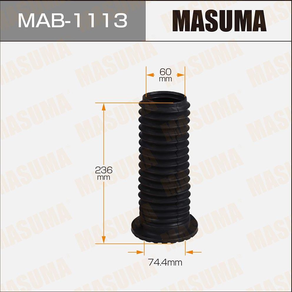 Комплект отбойников и пыльников амортизаторов (стоек) Masuma. Артикул MAB-1113