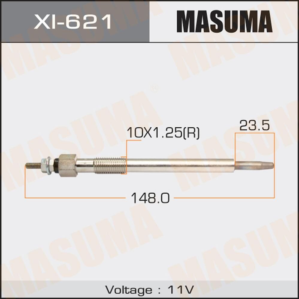 Свеча накаливания (накала) Masuma. Артикул XI-621