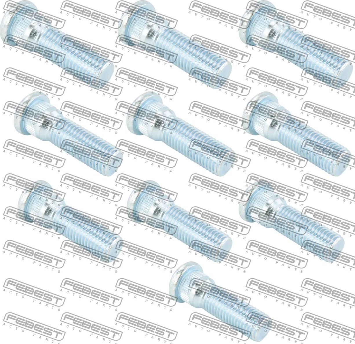 Шпилька колеса (болт ступицы) Febest для Lexus IS II 2005-2015. Артикул 0184-001-PCS10