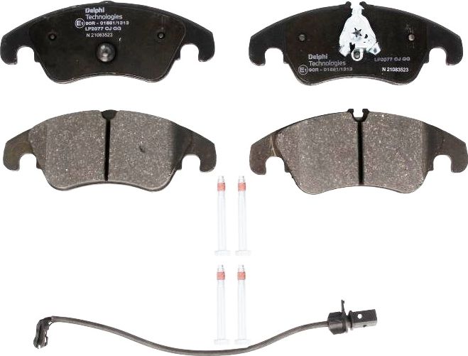 Тормозные колодки Delphi (Low-Metallic). Артикул LP2077