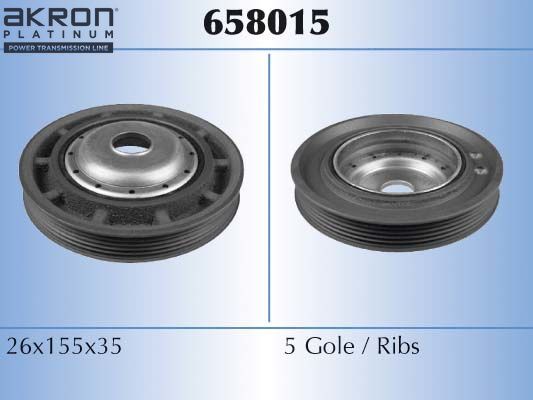 Шкив коленвала Malo для Renault Modus I 2004-2012. Артикул 658015