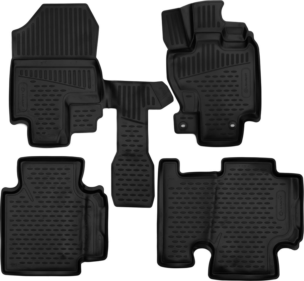 Коврики Element 3D для салона Honda Freed (сложенный 3-ий ряд) правый руль 2008-2016. Артикул ELEMENT3D02395210k