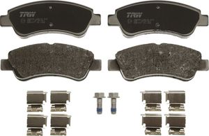 Тормозные колодки TRW COTEC передние для Citroen C3 II 2009-2016. Артикул GDB1677