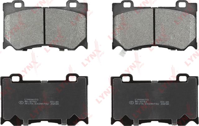 Тормозные колодки LYNXauto передние для Infiniti QX70 2013-2017. Артикул BD-5742