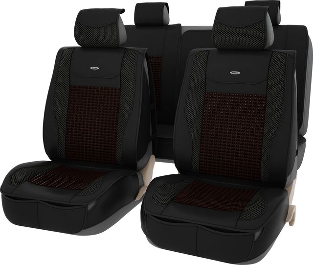 Чехлы-накидки универсальные формованные PSV 2D PREMIUM Amarant, цвет Черный. Артикул 130592