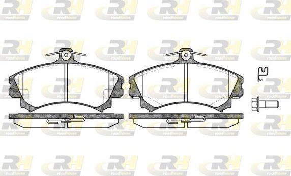 Тормозные колодки RoadHouse передние для Proton Persona I 1995-2000. Артикул 2590.02