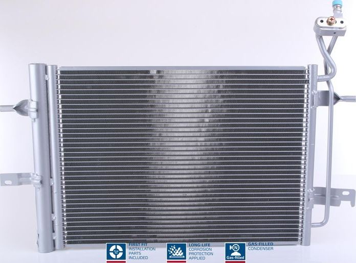 Радиатор кондиционера (конденсатор) Nissens (алюминий). Артикул 940511