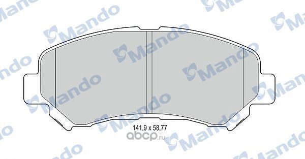 Колодки торм. (Mando). Артикул MBF015236