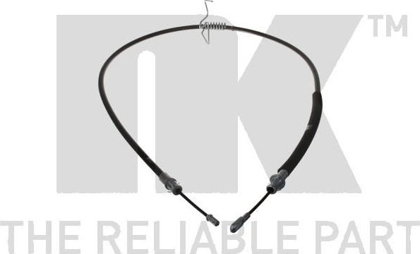 Трос ручника (тросик ручного тормоза) NK. Артикул 9025199