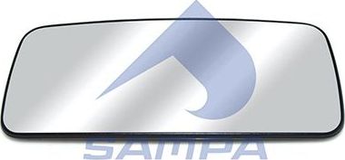 Зеркальное стекло бокового зеркала Sampa для Mercedes-Benz Intouro 2005-2026. Артикул 201.199