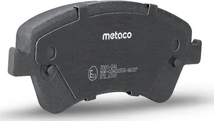 Колодки тормозные передние к-кт (Metaco). Артикул 3000241