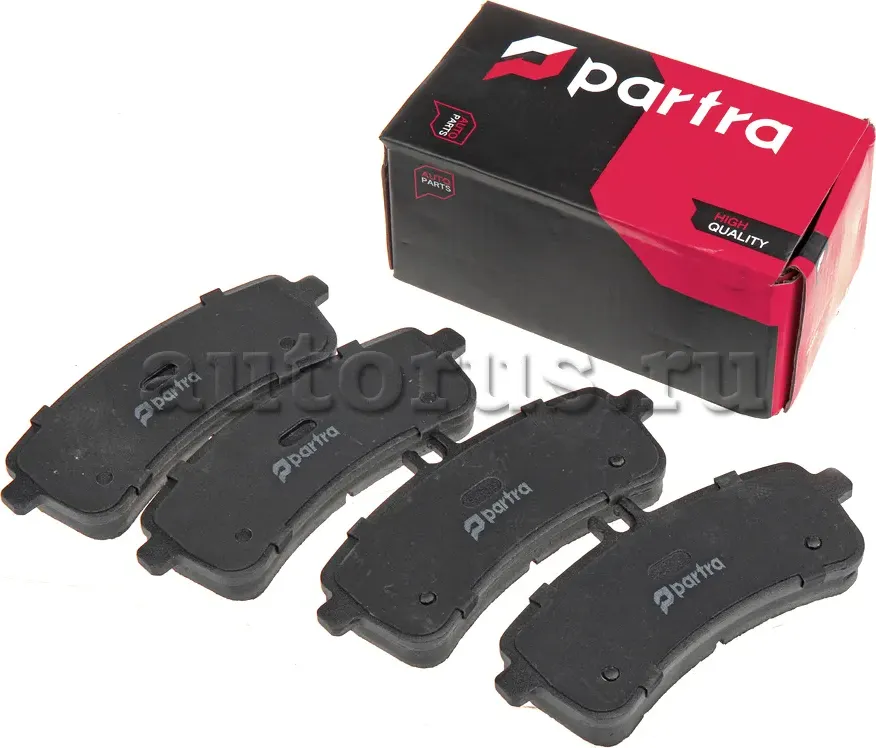 Колодки тормозные дисковые | перед прав/лев | (Partra). Артикул BP6188