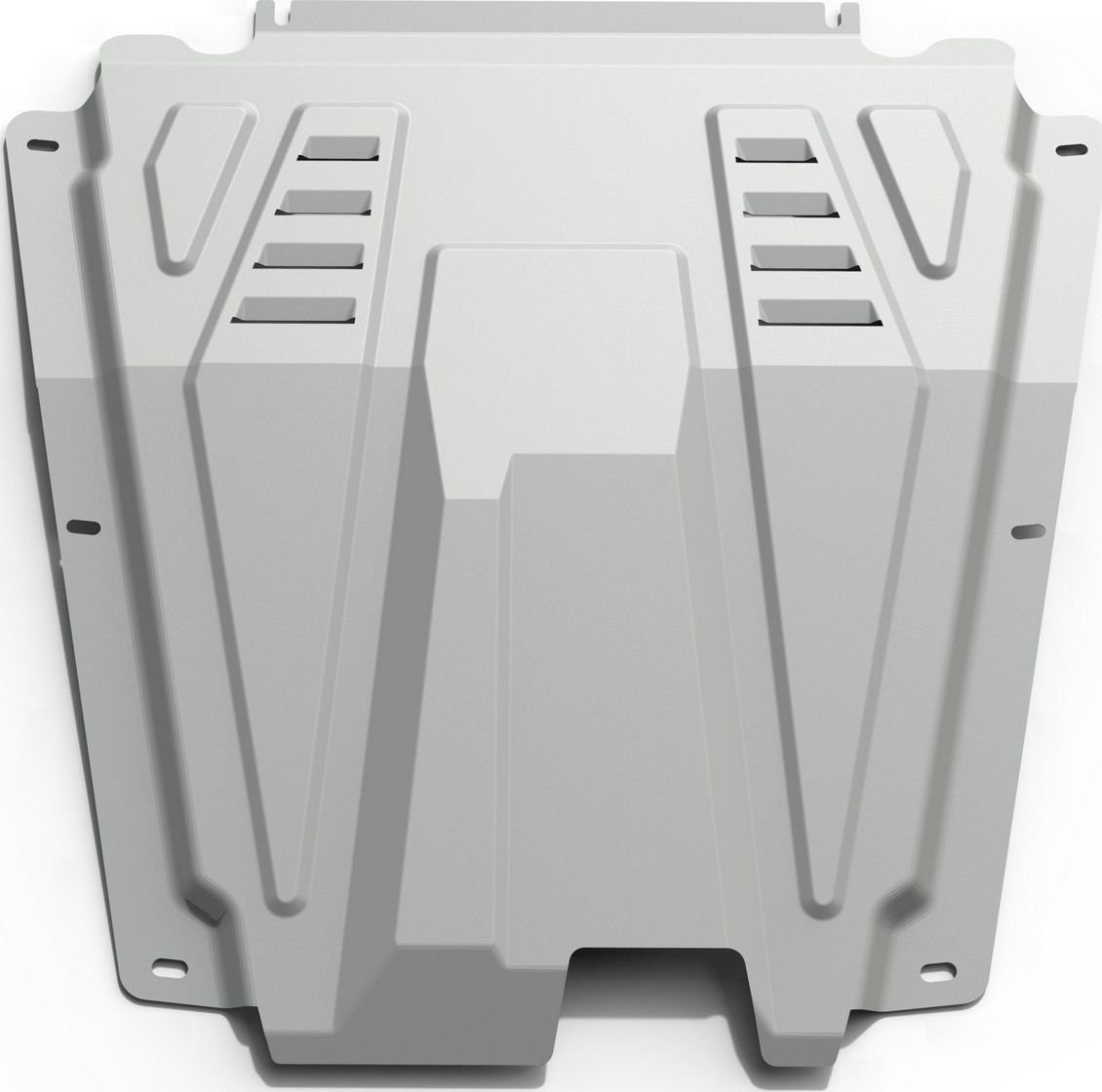 Защита алюминиевая Rival для картера и КПП Renault Logan, Logan Stepway II 2014-2018 2018-2026. Артикул 333.6027.1