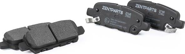 Тормозные колодки Zentparts задние для Austin Mini 1959-1986. Артикул Z07448