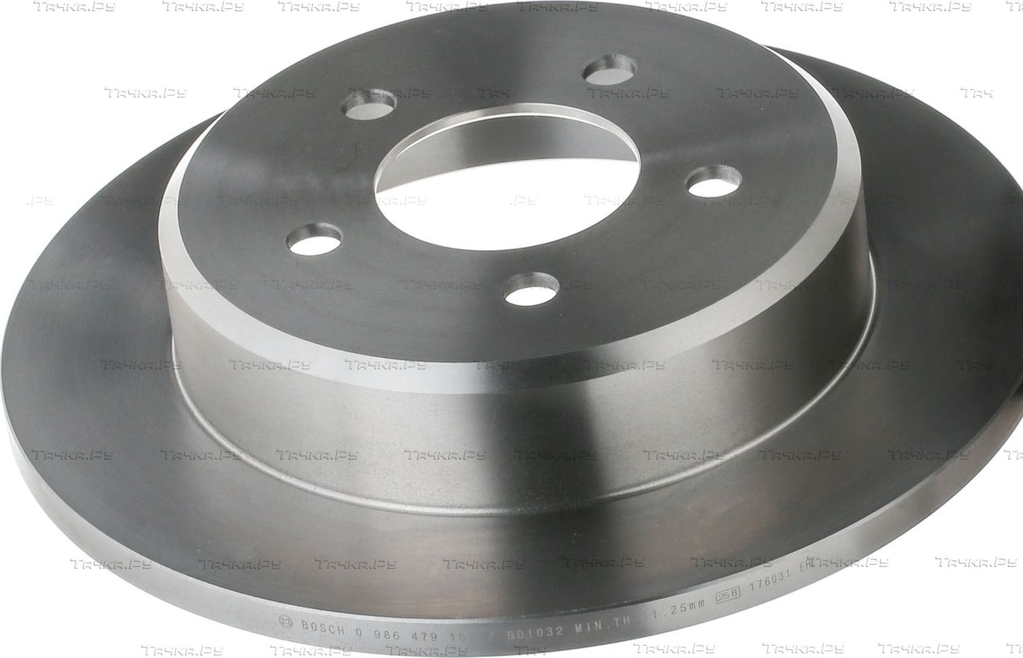 Тормозной диск Bosch задний для Jeep Wrangler II (TJ) 1996-2007. Артикул 0 986 479 102