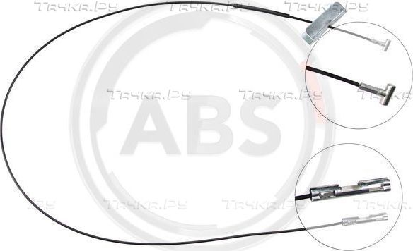 Трос ручника (тросик ручного тормоза) ABS. Артикул K17242
