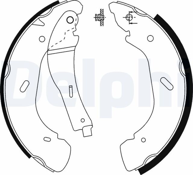 Тормозные колодки Delphi. Артикул LS1914