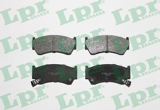 Тормозные колодки LPR. Артикул 05P617