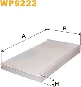 Салонный фильтр WIX Filters. Артикул WP9222