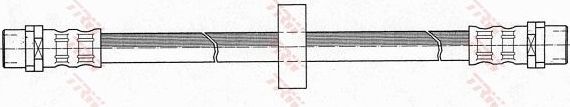 Тормозной шланг TRW передний правый/левый для Volkswagen Passat B3 1988-1997. Артикул PHA262
