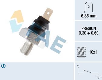 Датчик давления масла FAE. Артикул 12970