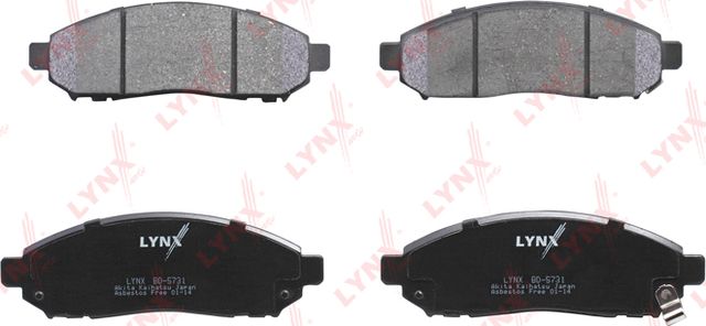 Тормозные колодки LYNXauto. Артикул BD-5731