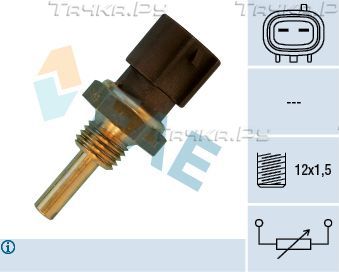 Датчик температуры охлаждающей жидкости FAE для Subaru Legacy II 1994-1999. Артикул 33580