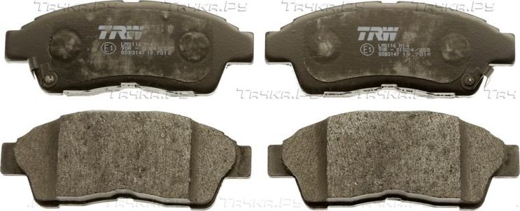 Тормозные колодки TRW. Артикул GDB3147