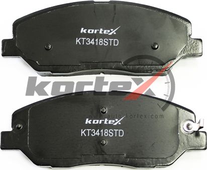 Колодки торм. HYUNDAI SANTA FE 05-/KIA SORENTO 09- перед.к-т (Kortex). Артикул KT3418STD