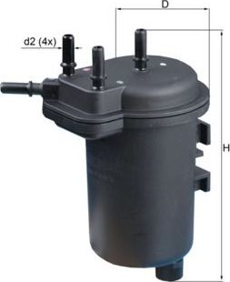 Топливный фильтр Mahle-Knecht. Артикул KL 432