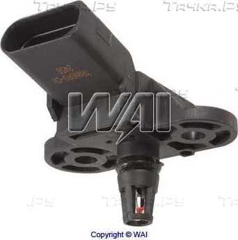 Датчик абсолютного давления (ДАД, MAP) WAI для SEAT Leon I 2005-2006. Артикул MAP9115