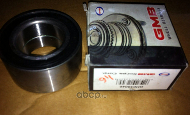 Подшипник ступицы GM (GMB). Артикул gh039040