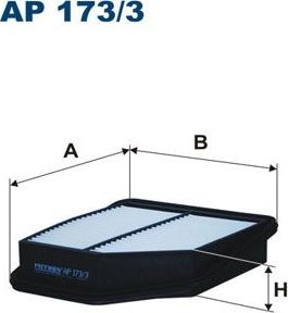 Воздушный фильтр Filtron. Артикул AP 173/3